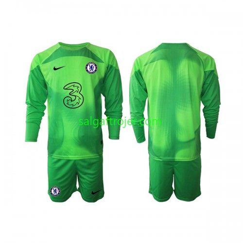 Chelsea Fodboldtrøjer Målmand Børn 3. sæt 2022/23 Langærmet Chelsea Fodboldtrøjer Målmand Børn 3. sæt 2022/23 Langærmet